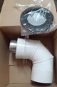 SpiroFlex Προσαρμογέας TWK 60/100mm για Συστήματα Καύσης Αερίου, Ανοξείδωτο Ατσάλι, Λευκός