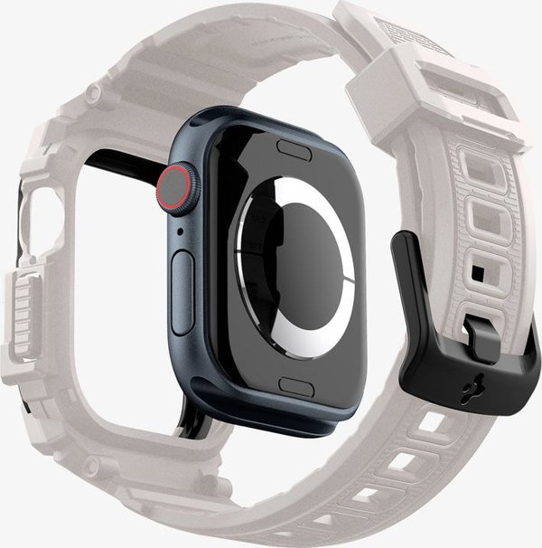 Spigen Rugged Armor Pro Θήκη με Λουράκι για Apple Watch 10 42mm, Dune Beige