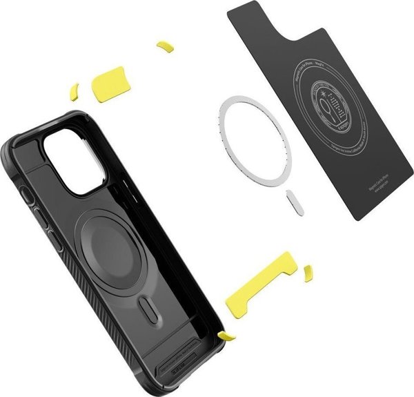 Spigen Etui Spigen Rugged Armor Mag MagSafe Apple iPhone 14 Pro Matte Black