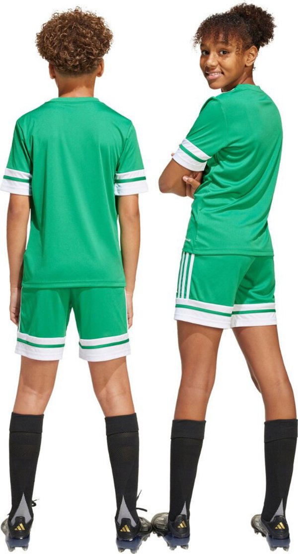 Spodenki dla dzieci adidas Squadra 25 zielone JN7484 116cm