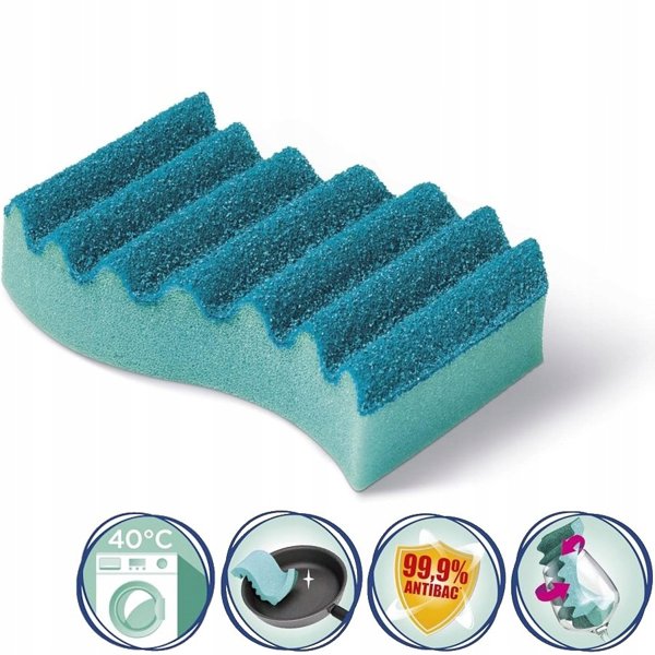 Spontex Flexy Fresh Σφουγγάρια Κουζίνας Profilato, 3 Τεμάχια
