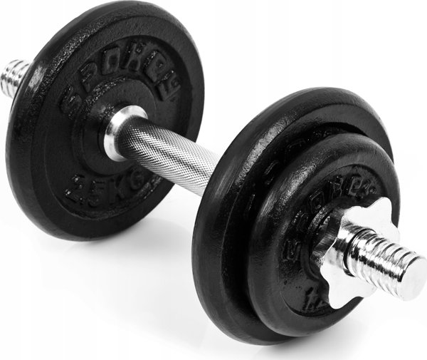 Spokey Egir Βαράκι Γυμναστικής από Χυτοσίδηρο 10 kg - Μονό Τεμάχιο