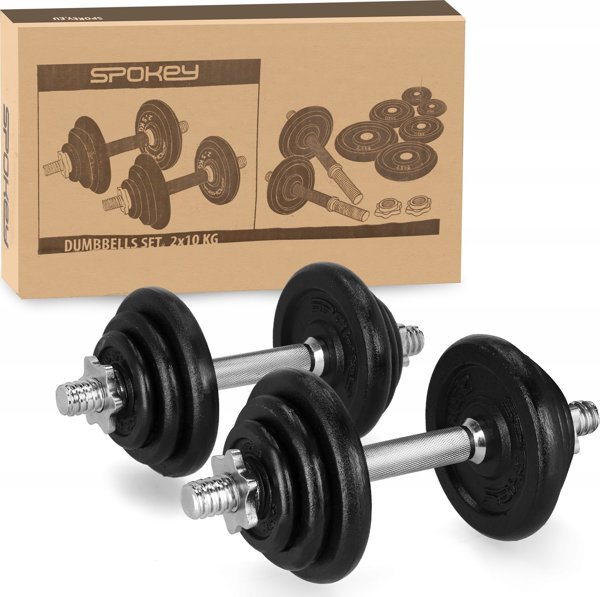 Spokey Egir Σετ Αλτήρες Kettlebell 2 x 10 kg από Χυτοσίδηρο