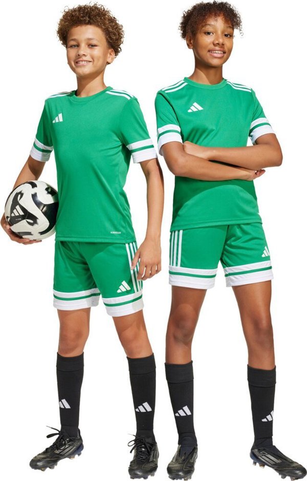 Adidas Παιδικό Σορτς Squadra 25 Πράσινο JN7484, Μέγεθος 128cm