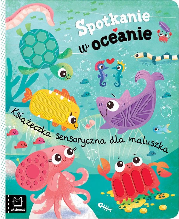 Spotkanie w oceanie. Ksiazeczka sensoryczna