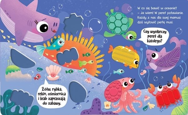 Spotkanie w oceanie. Ksiazeczka sensoryczna