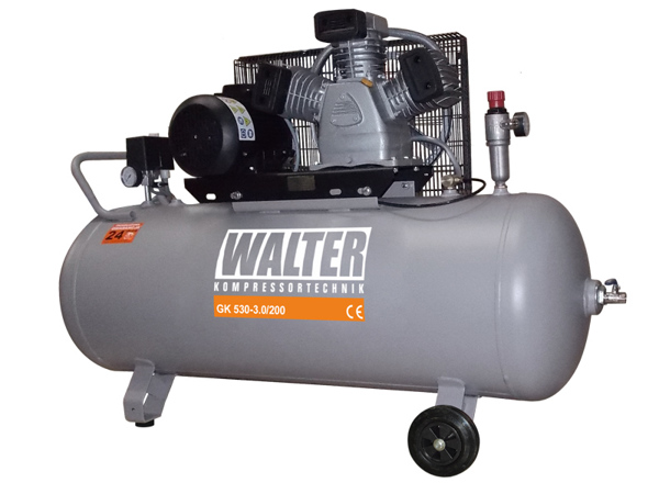 Walter Sprezarka tlokowa GK 630-4,0/270 na zbiorniku poziomym