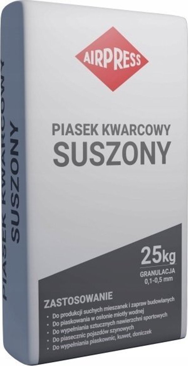 Συμπιεστής Airpress ΠΙΑΣΕΚ KWARCOWY ΣΤΕΓΝΩΜΕΝΟΣ 25KG 0-0.5MM