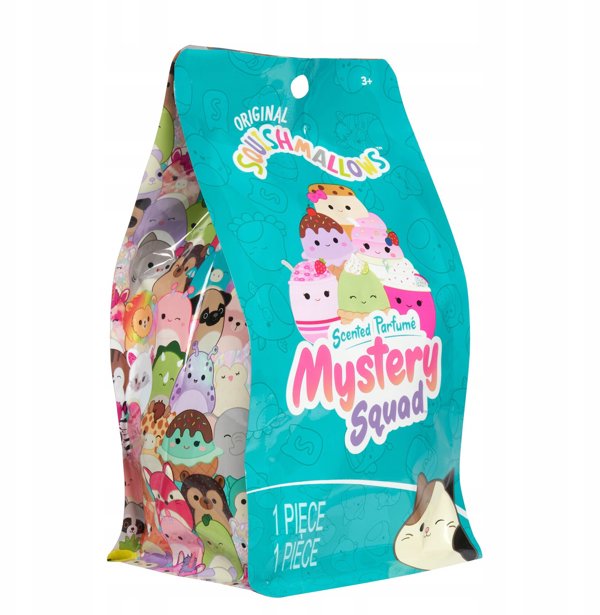 Squishmallows SQUISHMALLOWS Μυστική Ομάδα W18 Αρωματισμένο λούτρινο παιχνίδι, 12 εκ.