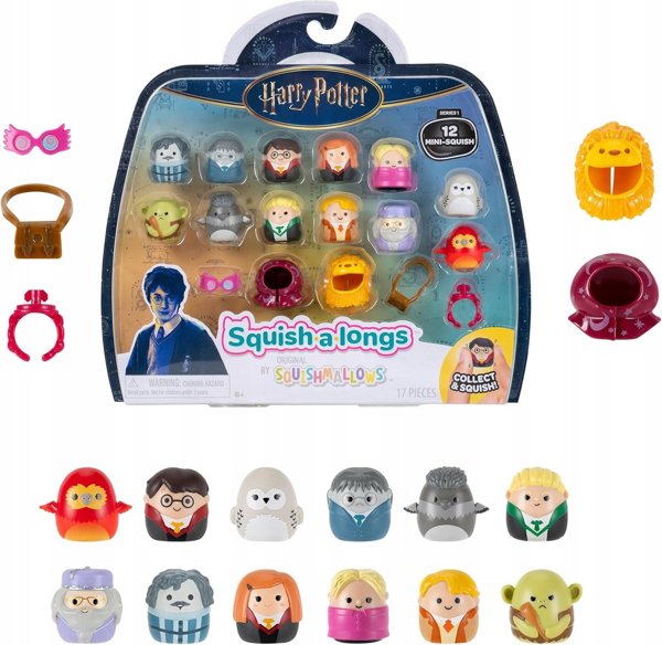 Squish-a-longs By Squishmallow, Harry Potter collectible figures, 12 pcs