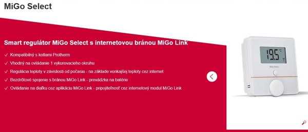 SRT 51f MiGo Select - Ασύρματος θερμοστάτης δωματίου με εφαρμογή MiGo Link