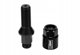Βίδες τροχών D1Spec Heptagon 2σε1 Χάλυβας M14x1,5 30mm Κώνος Μαύρες