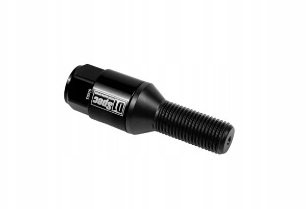 Βίδες τροχών D1Spec Heptagon 2σε1 Χάλυβας M14x1,5 30mm Κώνος Μαύρες