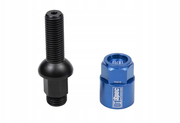 Βίδες Τροχού D1Spec Heptagon 2σε1 Ατσάλι M12x1,5 33mm Μπλε