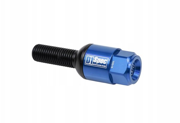 Βίδες Τροχού D1Spec Heptagon 2σε1 Ατσάλι M12x1,5 33mm Μπλε
