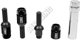 Βίδες τροχών D1Spec Heptagon 2 σε 1 Ατσάλι M12x1,5 33mm Σφαίρα Μαύρο