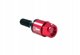 Βίδες τροχών D1Spec Heptagon 2σε1 Ατσάλι M14x1,5 30mm Κόκκινες Μπάλες