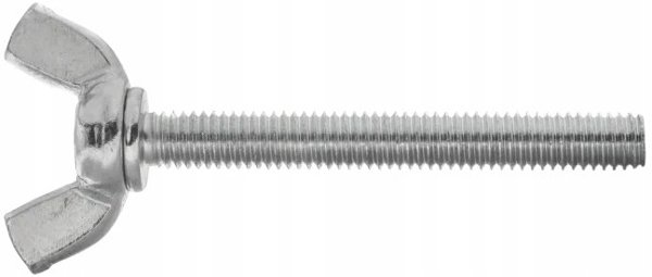 Sruby motylkowe ocynkowane DIN 316 M4x25mm, 2szt