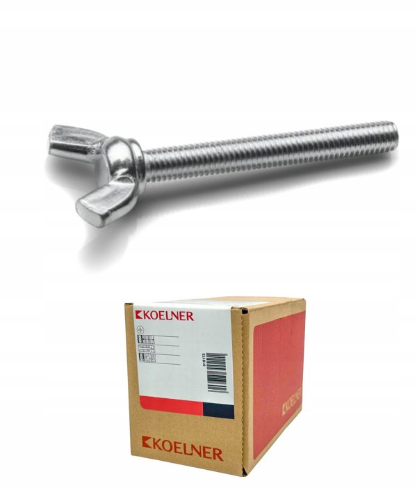 Βιδες πεταλούδα γαλβανισμένες DIN 316 M8x40mm, 2 τεμ