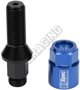 Sruby do kol D1Spec Heptagon 2w1 Stal M14x1,5 30mm Stozek Niebieskie