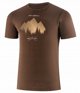 Ανδρικό μπλουζάκι με κοντό μανίκι OUTDOOR WOOL PRO καφέ M - GORY 11