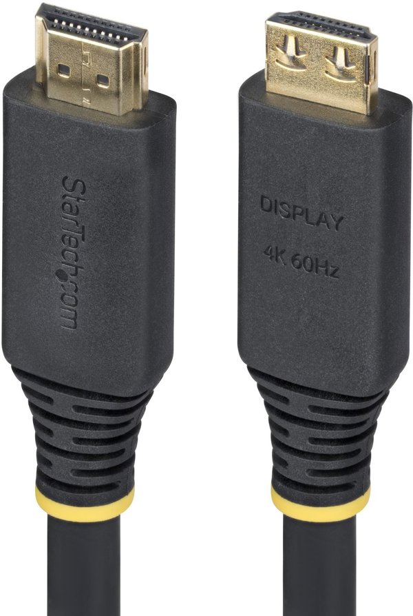 STARTECH.COM 10m Aktives High Speed HDMI Kabel mit Griffsteckern 4K 60Hz und 1440p 144Hz 18Gbps UHD HDMI Arc Kabel mit TPE-Mantel