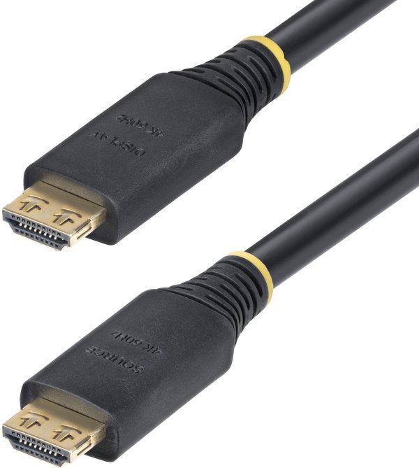 STARTECH.COM 10m Aktives High Speed HDMI Kabel mit Griffsteckern 4K 60Hz und 1440p 144Hz 18Gbps UHD HDMI Arc Kabel mit TPE-Mantel