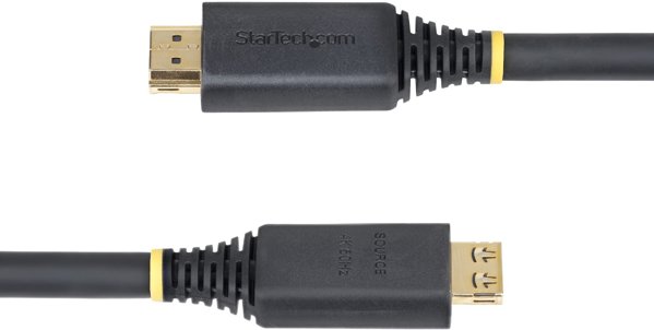 STARTECH.COM 10m Aktives High Speed HDMI Kabel mit Griffsteckern 4K 60Hz und 1440p 144Hz 18Gbps UHD HDMI Arc Kabel mit TPE-Mantel