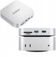 Orico MiniLink 9w1 Docking Station με θήκη για σκληρό δίσκο - ασημί