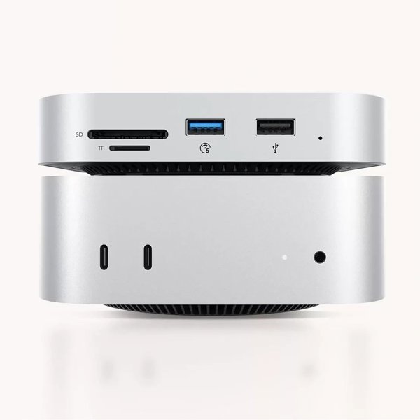Orico MiniLink 9w1 Docking Station με θήκη για σκληρό δίσκο - ασημί
