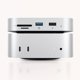 Orico MiniLink 9w1 Docking Station με θήκη για σκληρό δίσκο - ασημί