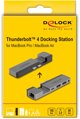 Stacja/replikator Delock Dockingstation für MacBook Pro / MacBook Air Thunderbolt™ 4 mit 5K Auflösung / 100 W PD / 10 Gbps Hub / LAN / Audio