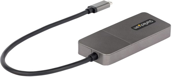 StarTech MST14CD123DP εξωτερική κάρτα γραφικών USB 4096 x 2160 px Γκρι
