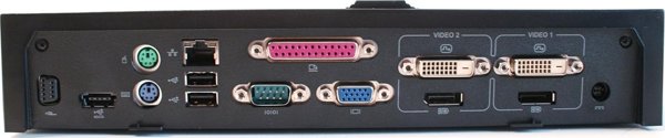 Dell E-Port Plus YP021 Σταθμός Αγκύρωσης (Docking Station) με Θύρες USB 2.0, DVI, DisplayPort και VGA, Μαύρο