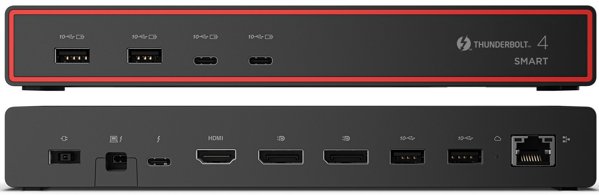 Lenovo ThinkPad Thunderbolt 4 Smart Dock Gen2 7500, Σταθμός Σύνδεσης, Μαύρο