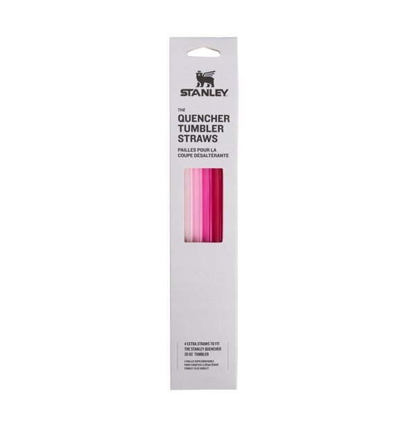 Stanley Ανταλλακτικά Καλαμάκια για Quencher H2.O FlowState 0.89l, Pink, 4 Τεμάχια