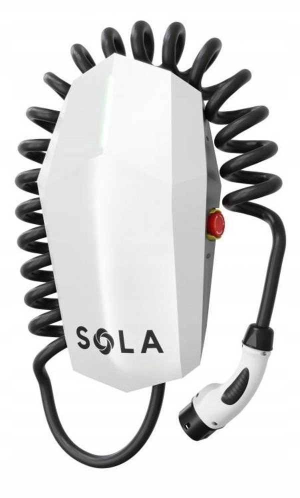 Φορτιστής Οχημάτων 7,4 kW Μονοφασικός SOLA-AC-7.4-F-T2C