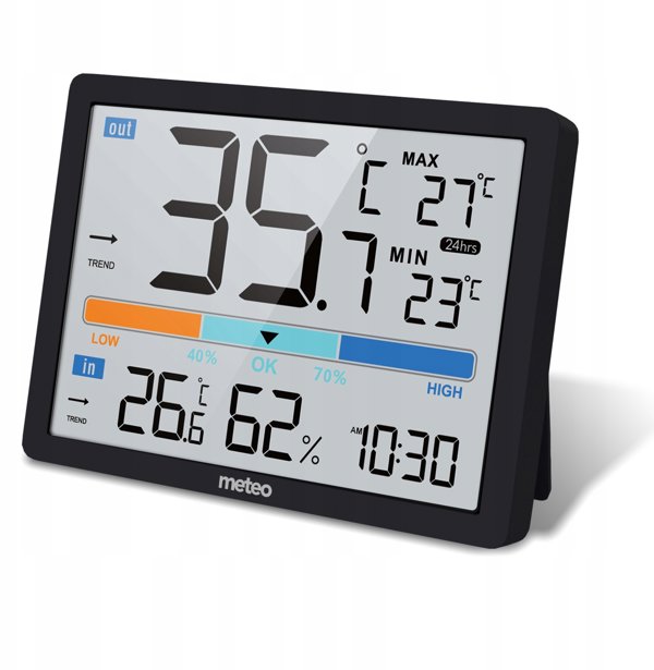 STACJA POGODOWA CYFROWA TERMOMETR METEO SP109C