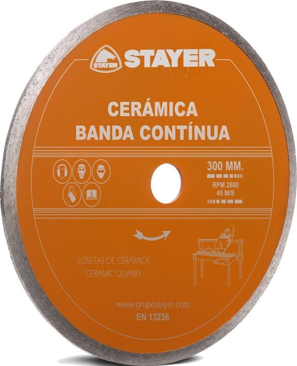 Stayer Διαμαντοδίσκος 300x25,4mm συνεχής τυπική κεραμική STAYER