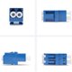 StarTech Duplex LC-LC Fiber Optic Adapter, Single Mode UPC Coupler για Patch Panel, 65030922630