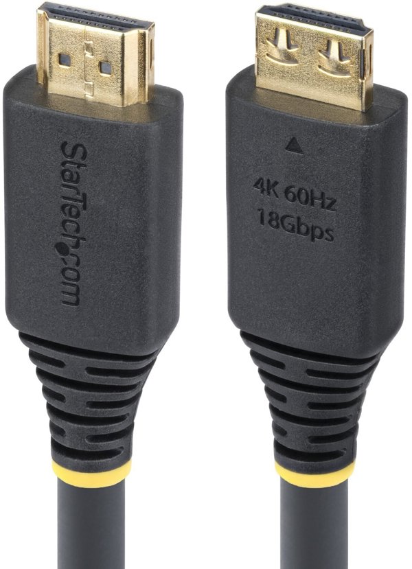 STARTECH.COM 7m High Speed HDMI Kabel mit Griffsteckern 4K 60Hz und 1440p 144Hz 18Gbps UHD HDMI Arc-eArc Kabel mit TPE-Mantel