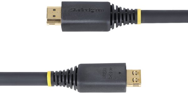 STARTECH.COM 7m High Speed HDMI Kabel mit Griffsteckern 4K 60Hz und 1440p 144Hz 18Gbps UHD HDMI Arc-eArc Kabel mit TPE-Mantel