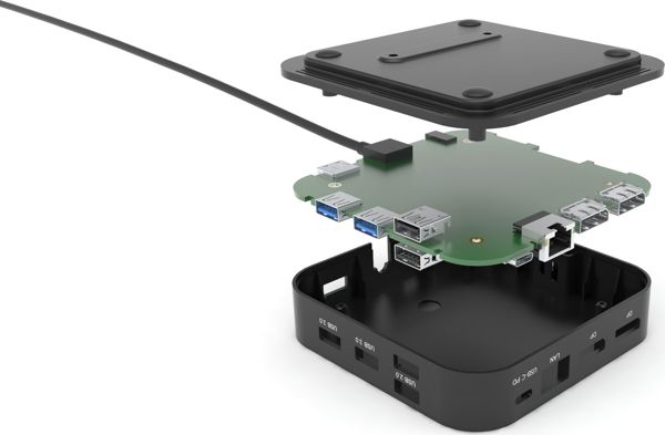I-TEC Dual Display USB-C Docking Station (C31DUALDPDOCKPD) - Σταθμός Σύνδεσης για 2 Οθόνες 4K