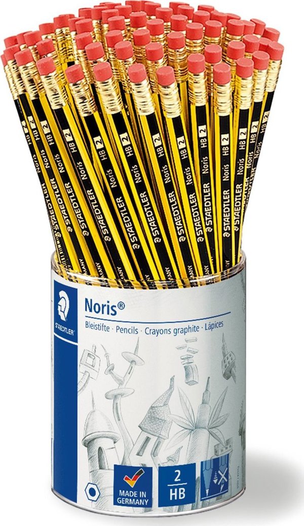 Staedtler Θήκη Μολυβιών Noris, Για 72 Τεμάχια, Υφασμάτινη Μολυβοθήκη, 4007817132104
