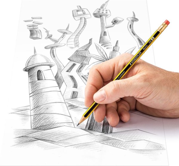 Staedtler Θήκη Μολυβιών Noris, Για 72 Τεμάχια, Υφασμάτινη Μολυβοθήκη, 4007817132104
