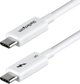 StarTech Thunderbolt kabelis, TBLT5MM80CM240WWH, 0,8 m, baltas