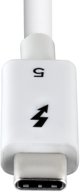 StarTech Thunderbolt kabelis, TBLT5MM80CM240WWH, 0,8 m, baltas