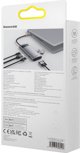 Baseus Metal Gleam Series Hub 7in1 USB-C Docking Station - 4K HDMI, USB 3.0, Power Delivery (WKWG040013)