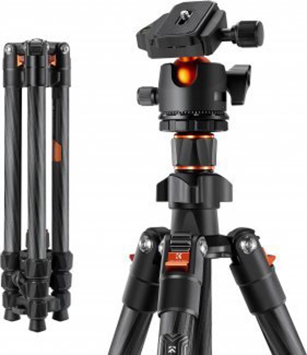 K&F Concept K254C2+BH-36L Τρίποδο Φωτογραφίας Carbon Επαγγελματικό με Κεφαλή Μπίλιας