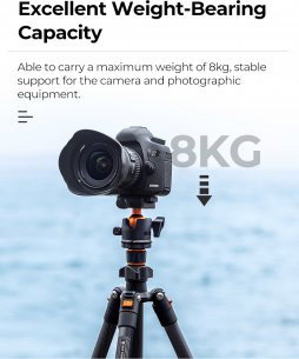 K&F Concept K254C2+BH-36L Τρίποδο Φωτογραφίας Carbon Επαγγελματικό με Κεφαλή Μπίλιας